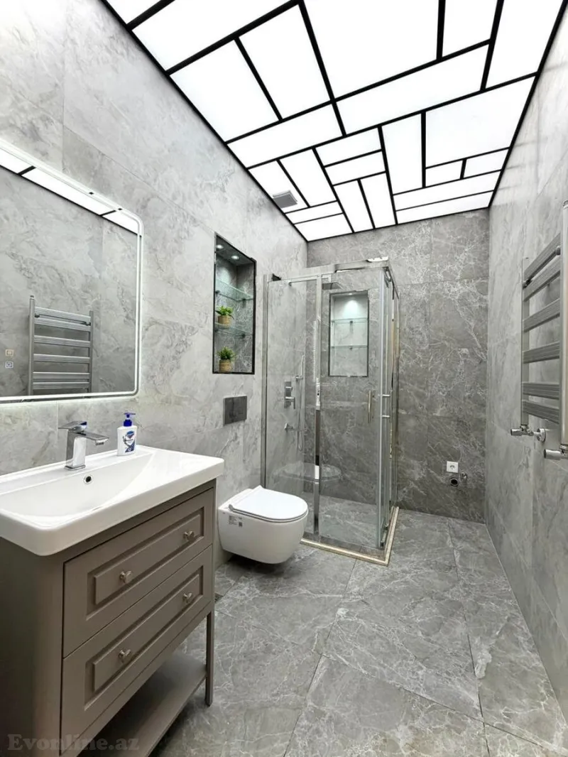 Satılır 2 otaqlı Mənzil Yeni tikili 83 m² Nəsimi r. - şəkil 6
