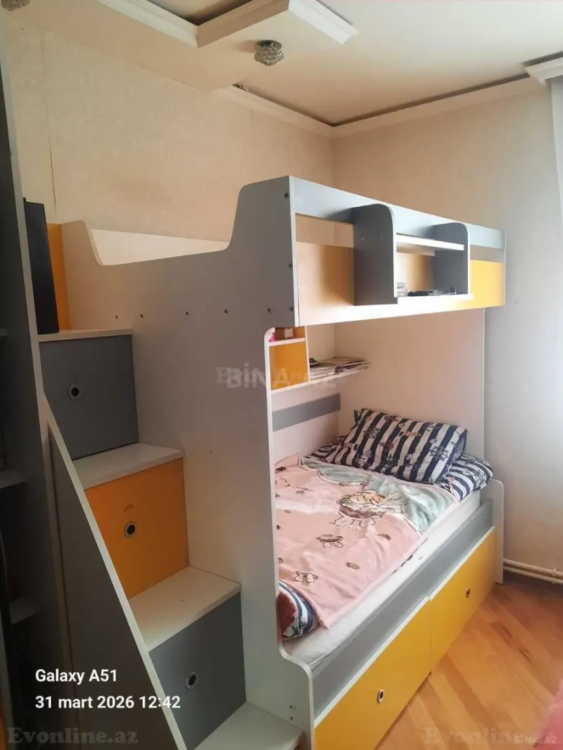 Kirayə verilir 3 otaqlı Mənzil Yeni tikili 80 m² 4-cü mikrorayon - şəkil 3
