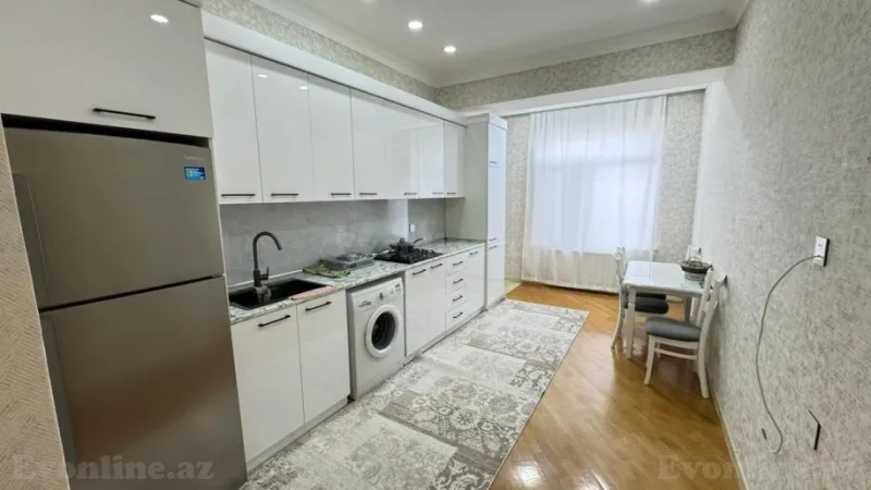Kirayə verilir 2 otaqlı Mənzil Yeni tikili 100 m² Nərimanov r. - şəkil 4