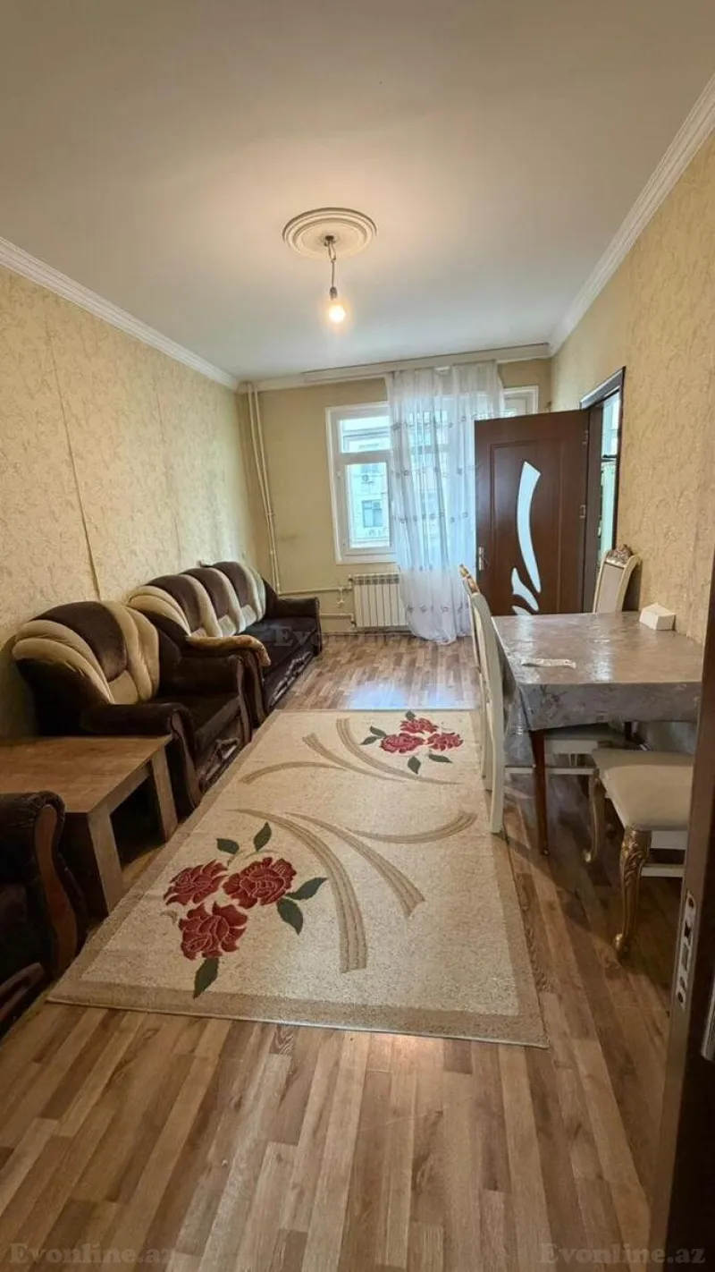 2 otaqlı Mənzil 50 m² Memar Əcəmi m. Kirayə verilir