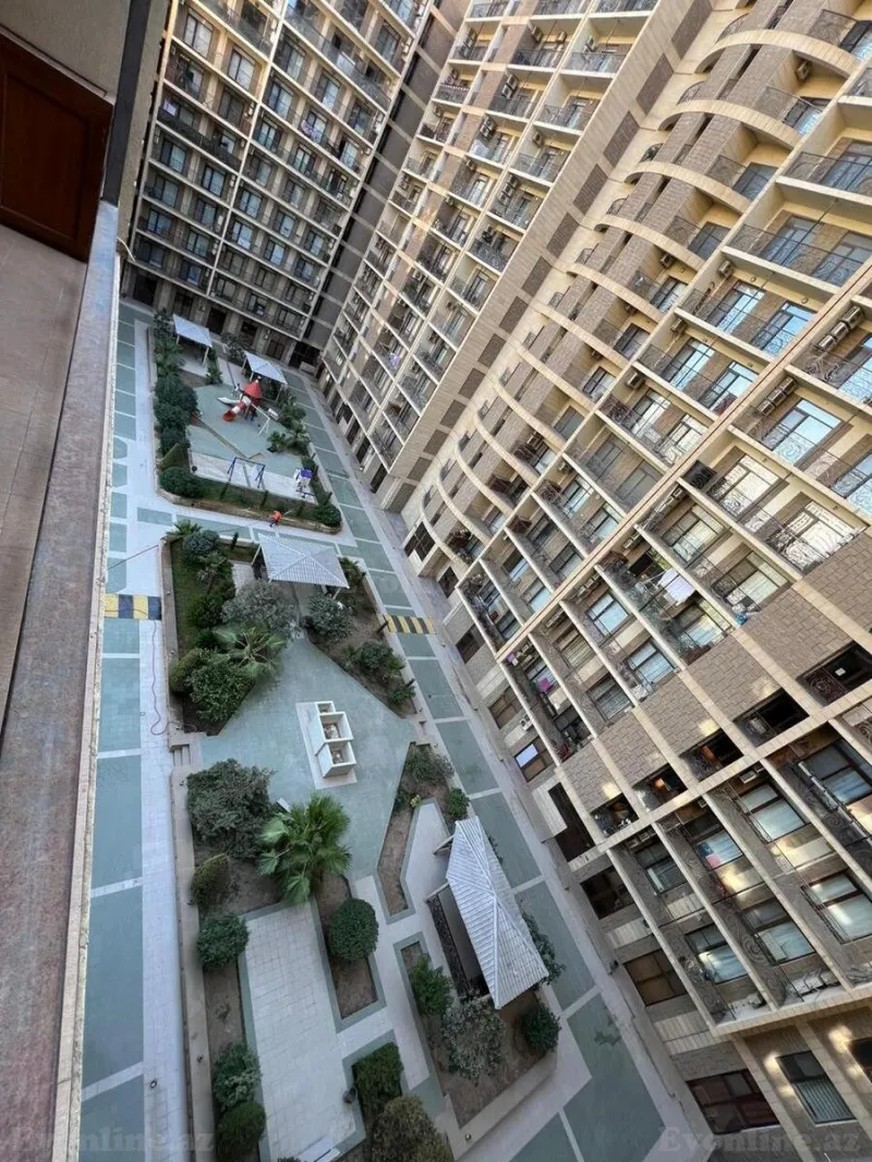 Kirayə verilir 3 otaqlı Mənzil Yeni tikili 140 m² Nərimanov r. - şəkil 2