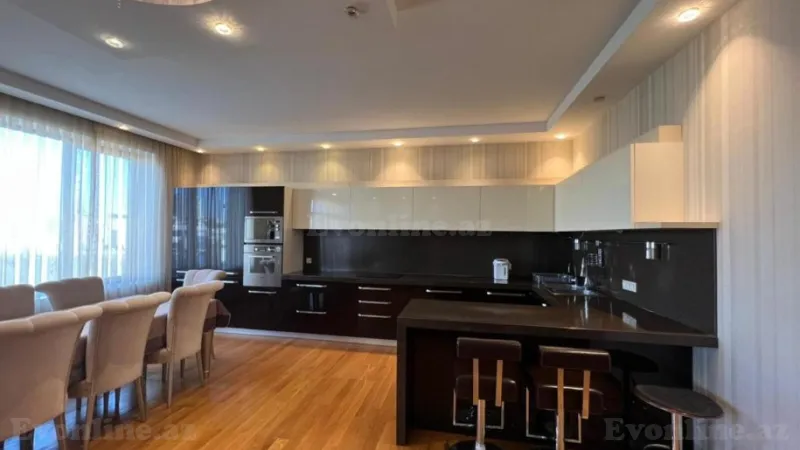 Kirayə verilir 3 otaqlı Mənzil Yeni tikili 140 m² Nərimanov r. - şəkil 5