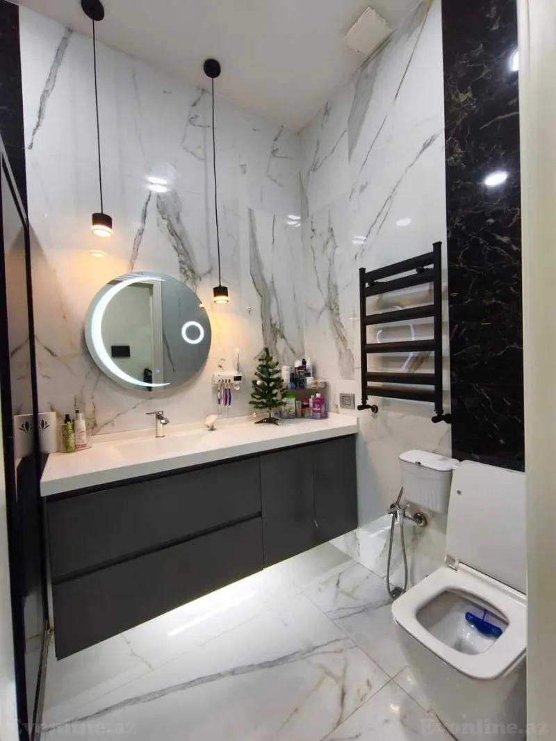 Satılır 3 otaqlı Mənzil Yeni tikili 98 m² Nizami m. - şəkil 12
