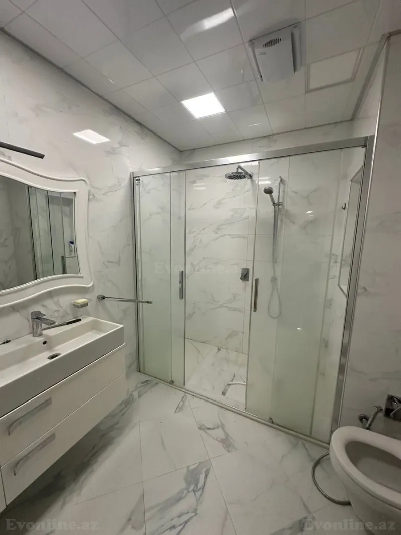 Kirayə verilir 3 otaqlı Mənzil Yeni tikili 140 m² Nəsimi r. - şəkil 11