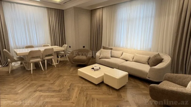 Satılır 4 otaqlı Mənzil Yeni tikili 166 m² Elmlər Akademiyası m. - şəkil 2