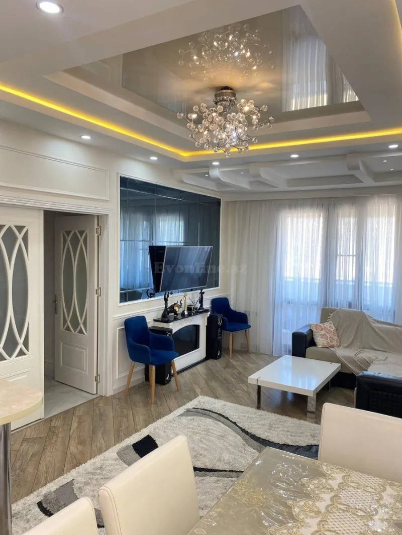 Kirayə verilir 3 otaqlı Mənzil Yeni tikili 80 m² Dərnəgül m. - şəkil 3