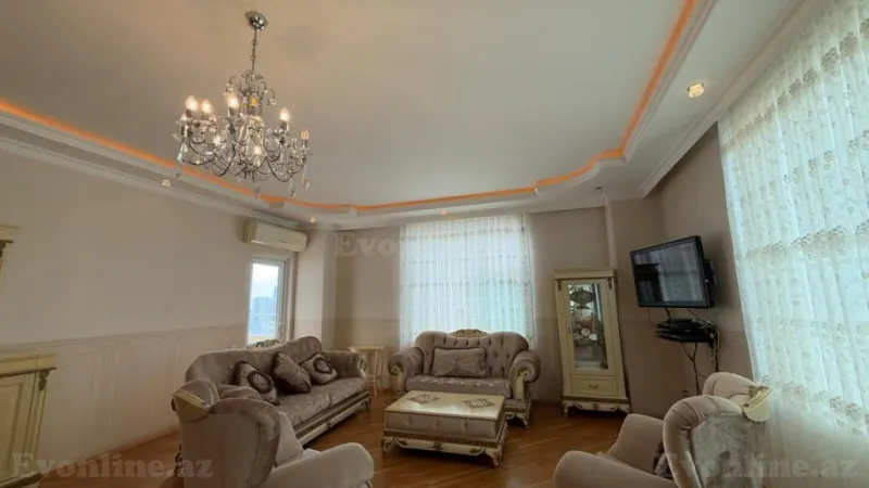 Kirayə verilir 4 otaqlı Mənzil Yeni tikili 160 m² Nərimanov r. - şəkil 3