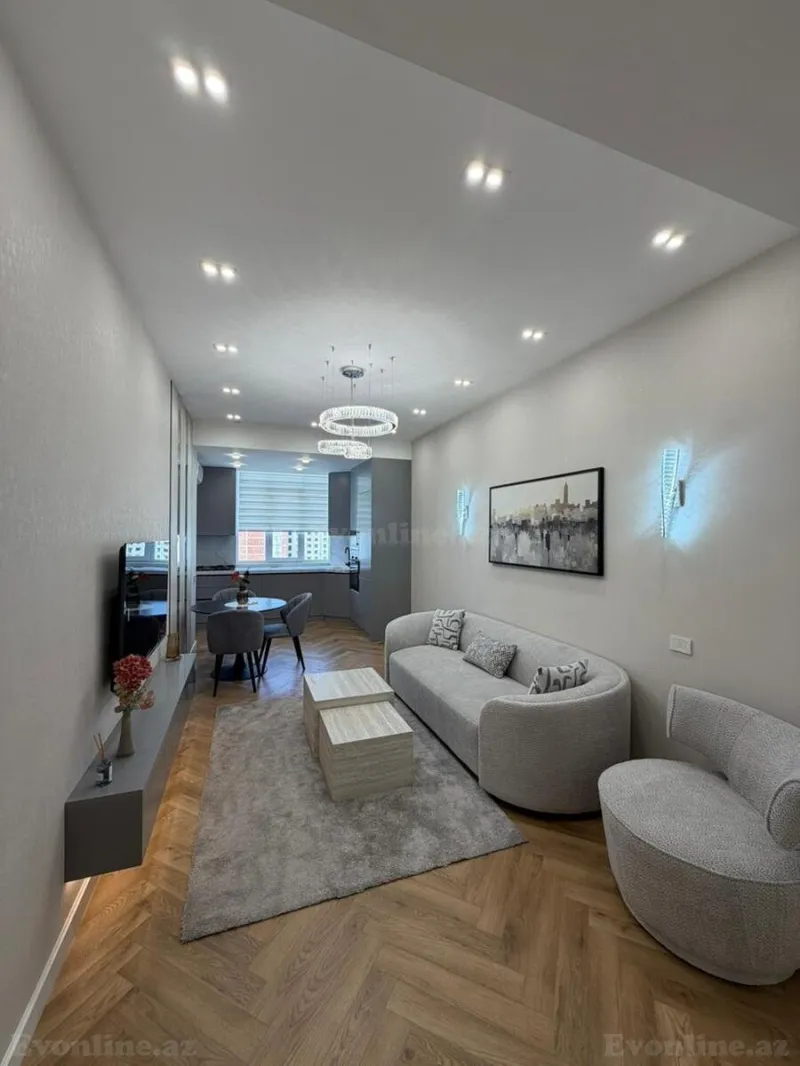 Satılır 2 otaqlı Mənzil Yeni tikili 68 m² Nəsimi r. - şəkil 2