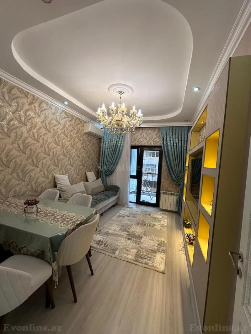Kirayə verilir 2 otaqlı Mənzil Yeni tikili 65 m² Nərimanov r. - şəkil 5