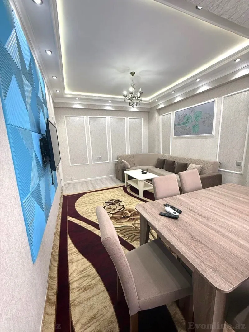 Kirayə verilir 2 otaqlı Mənzil Yeni tikili 85 m² Nəsimi r. - şəkil 5