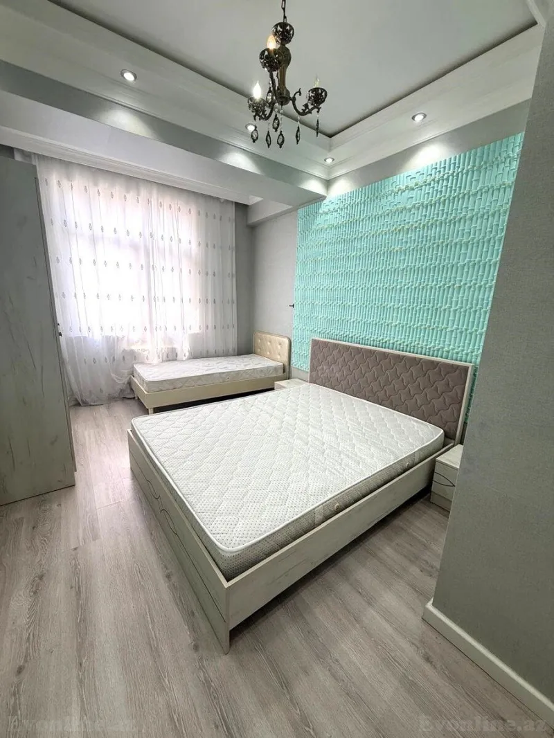 Kirayə verilir 2 otaqlı Mənzil Yeni tikili 85 m² Nəsimi r. - şəkil 6