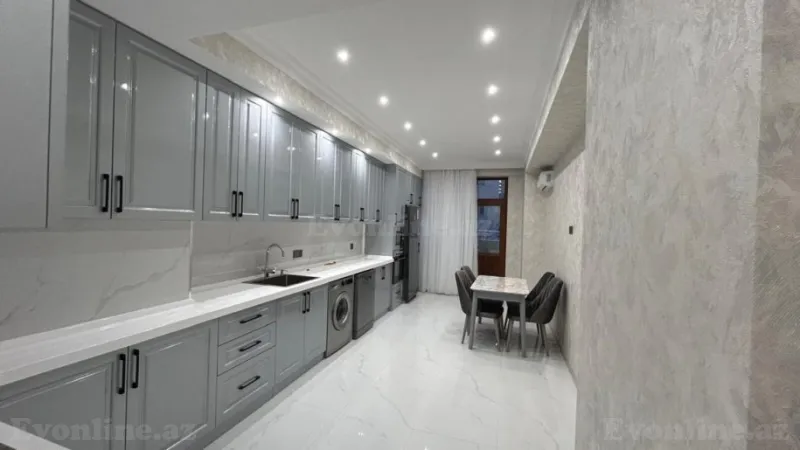 Kirayə verilir 3 otaqlı Mənzil Yeni tikili 115 m² Nəsimi r. - şəkil 2