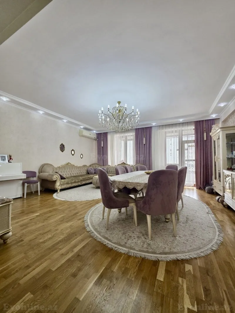 Satılır 4 otaqlı Mənzil Yeni tikili 167 m² İnşaatçılar m. - şəkil 2