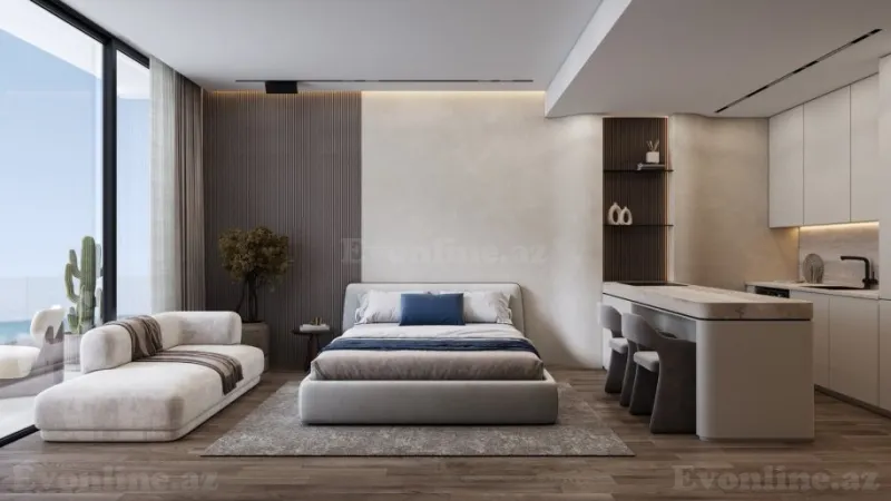 Satılır 1 otaqlı Mənzil Yeni tikili 30 m² Sabunçu r. - şəkil 14