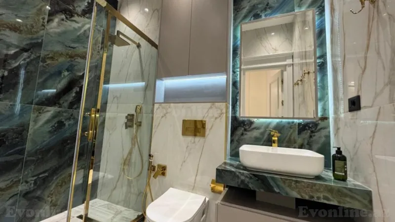 Satılır 4 otaqlı Mənzil Yeni tikili 210 m² Nəsimi r. - şəkil 16