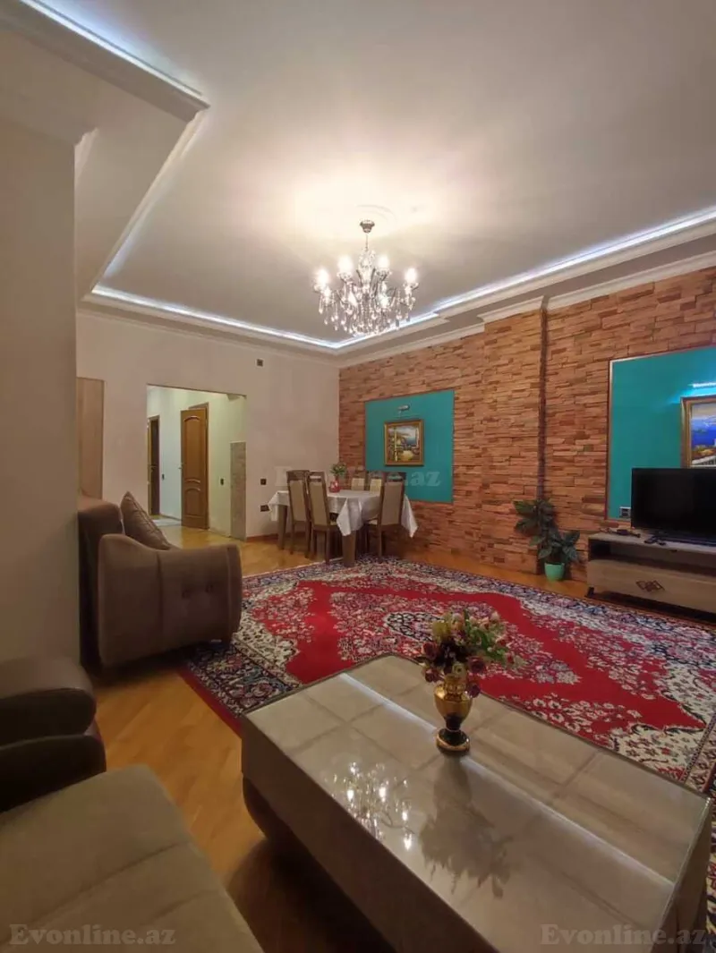 Kirayə verilir 3 otaqlı Mənzil Yeni tikili 122 m² Elmlər Akademiyası m. - şəkil 2