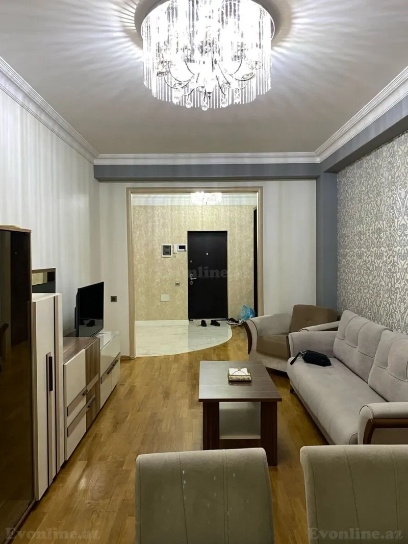 Kirayə verilir 2 otaqlı Mənzil Yeni tikili 90 m² Nəsimi r. - şəkil 5