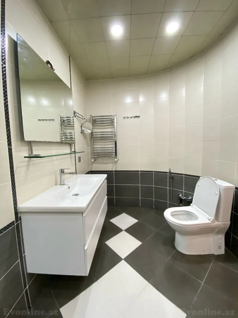 Kirayə verilir 2 otaqlı Mənzil Yeni tikili 90 m² Nəsimi r. - şəkil 14