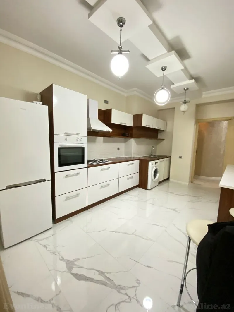 Kirayə verilir 2 otaqlı Mənzil Yeni tikili 90 m² Nəsimi r. - şəkil 15