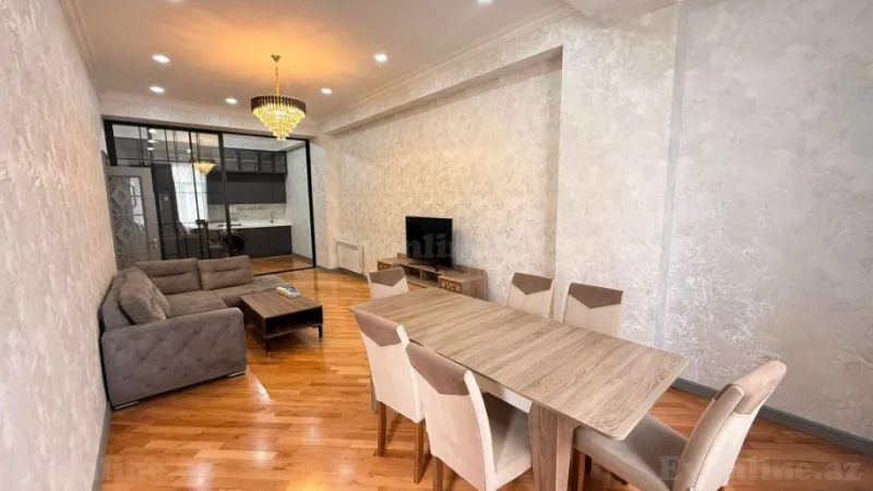 Kirayə verilir 2 otaqlı Mənzil Yeni tikili 90 m² Gənclik m. - şəkil 3