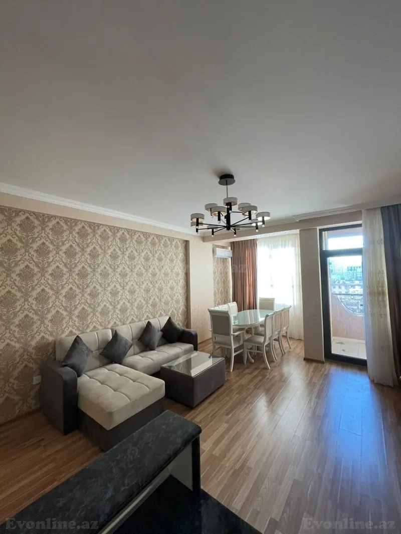 Kirayə verilir 2 otaqlı Mənzil Yeni tikili 80 m² Xətai m.