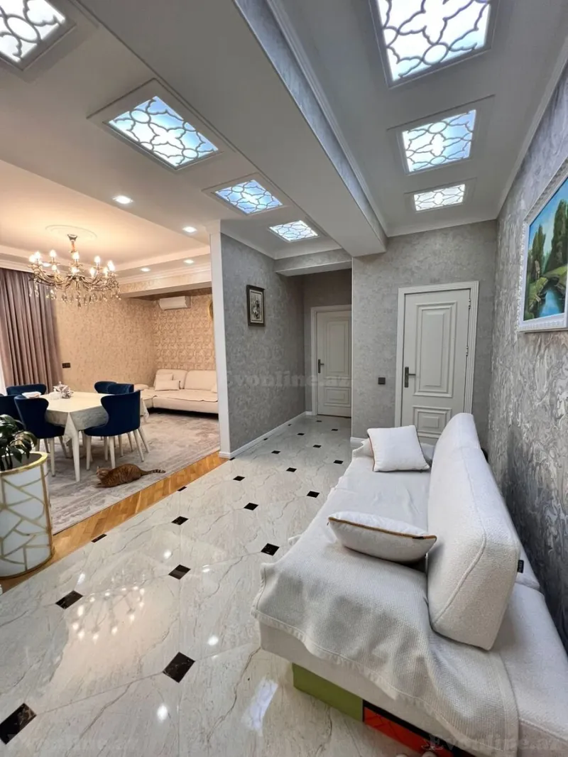 Satılır 2 otaqlı Mənzil Yeni tikili 93 m² İnşaatçılar m. - şəkil 7