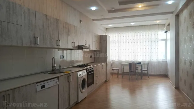 Kirayə verilir 3 otaqlı Mənzil Yeni tikili 145 m² Nəsimi r. - şəkil 9