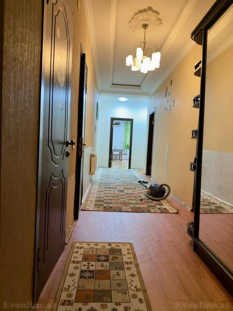 Kirayə verilir 3 otaqlı Mənzil Yeni tikili 140 m² İnşaatçılar m. - şəkil 12