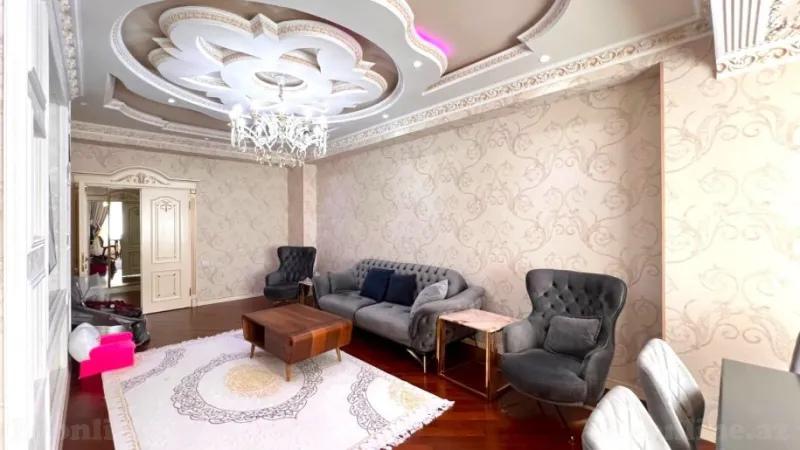 Satılır 4 otaqlı Mənzil Yeni tikili 168 m² Qara Qarayev m. - şəkil 3