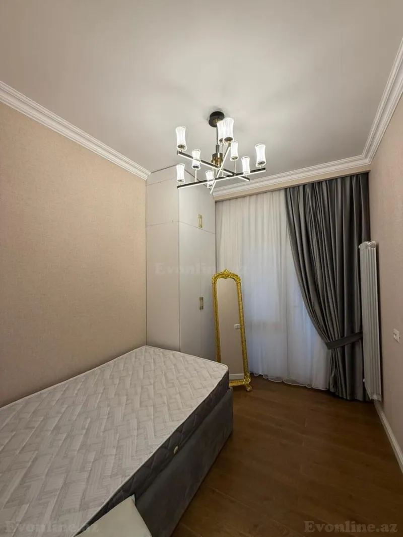 Kirayə verilir 3 otaqlı Mənzil Yeni tikili 75 m² Bakmil m. - şəkil 13