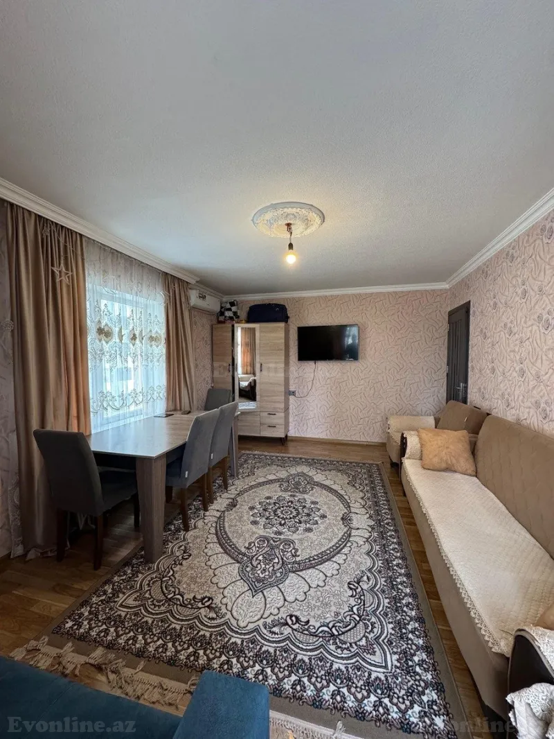 Satılır 2 otaqlı Mənzil Köhnə tikili 55 m² İnşaatçılar m. - şəkil 2