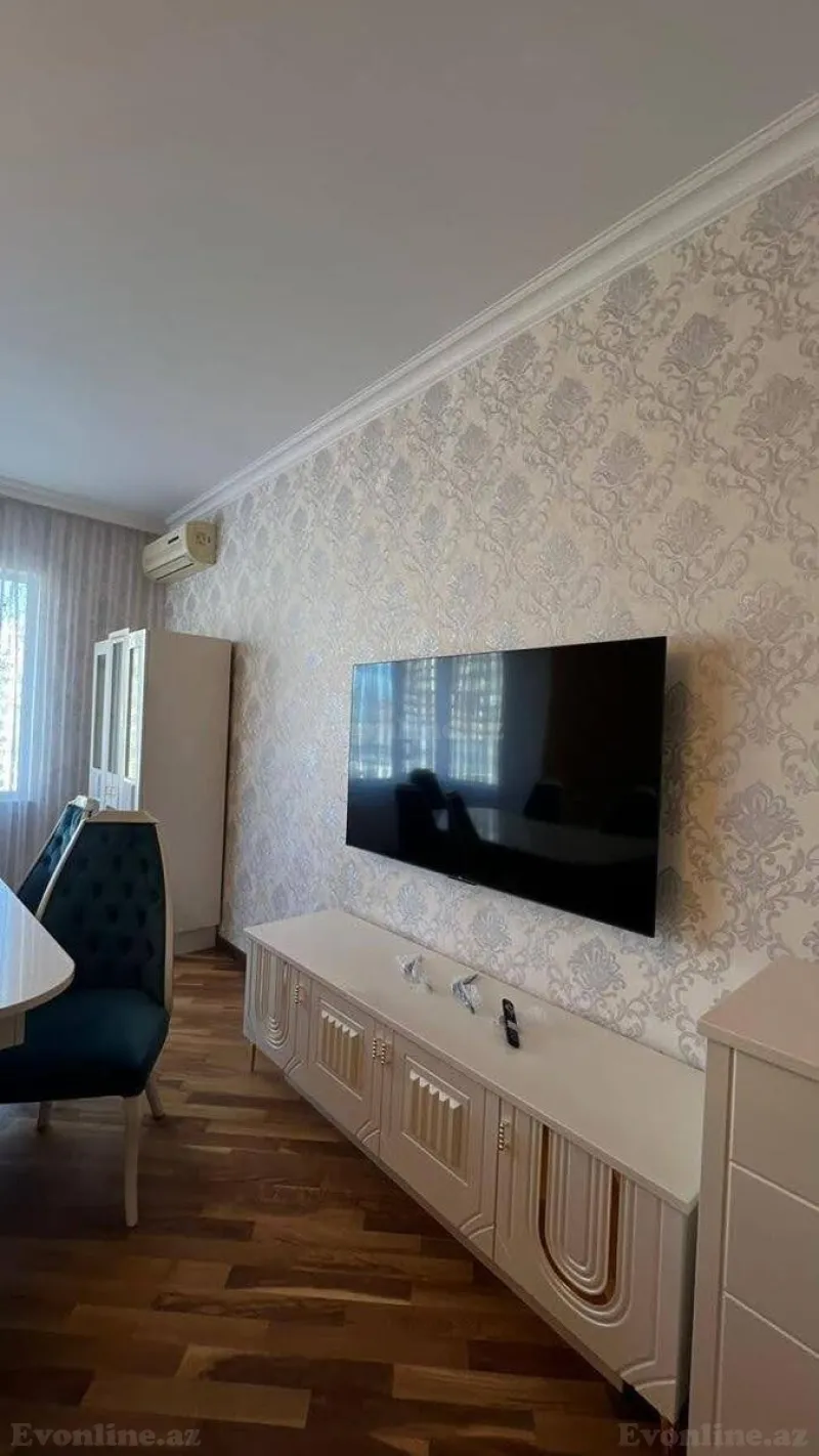 Kirayə verilir 3 otaqlı Mənzil Yeni tikili 150 m² Nəsimi r. - şəkil 2