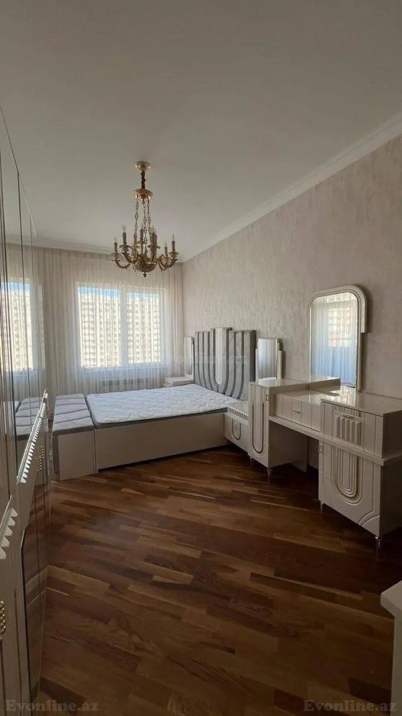 Kirayə verilir 3 otaqlı Mənzil Yeni tikili 150 m² Nəsimi r. - şəkil 8