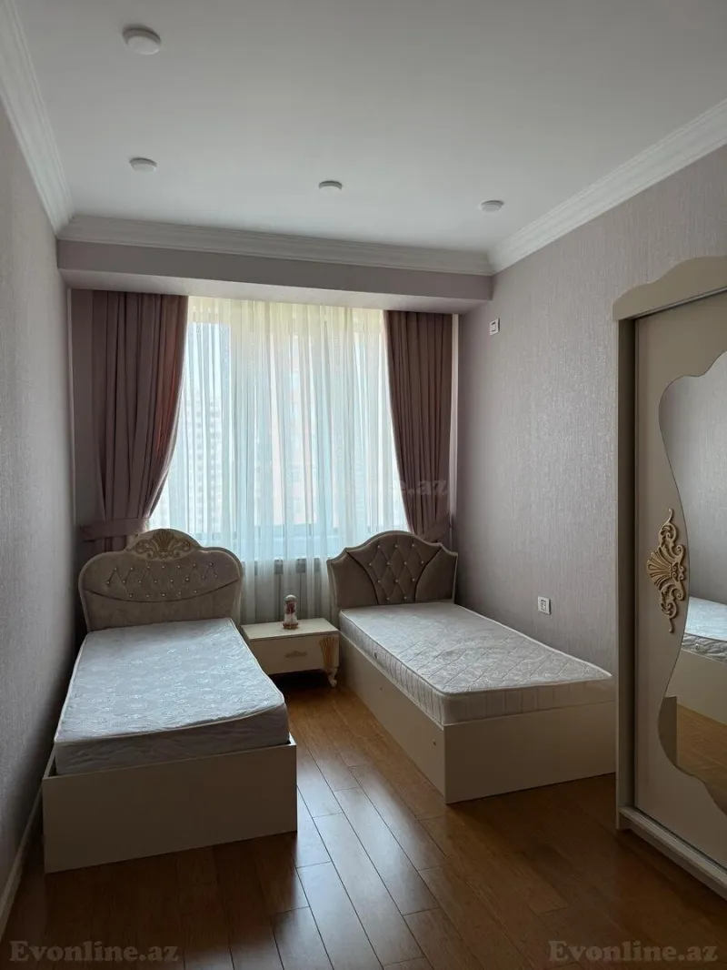 Kirayə verilir 3 otaqlı Mənzil Yeni tikili 95 m² Nəsimi r. - şəkil 17