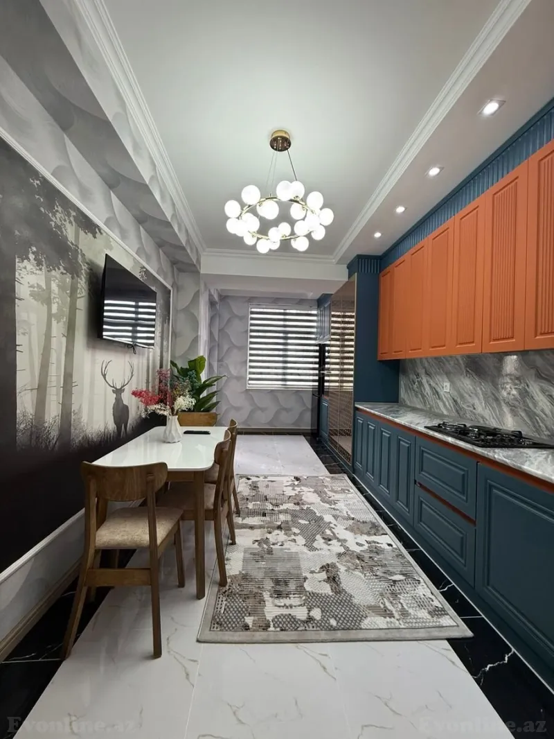 Satılır 3 otaqlı Mənzil Yeni tikili 127 m² Qara Qarayev m. - şəkil 2