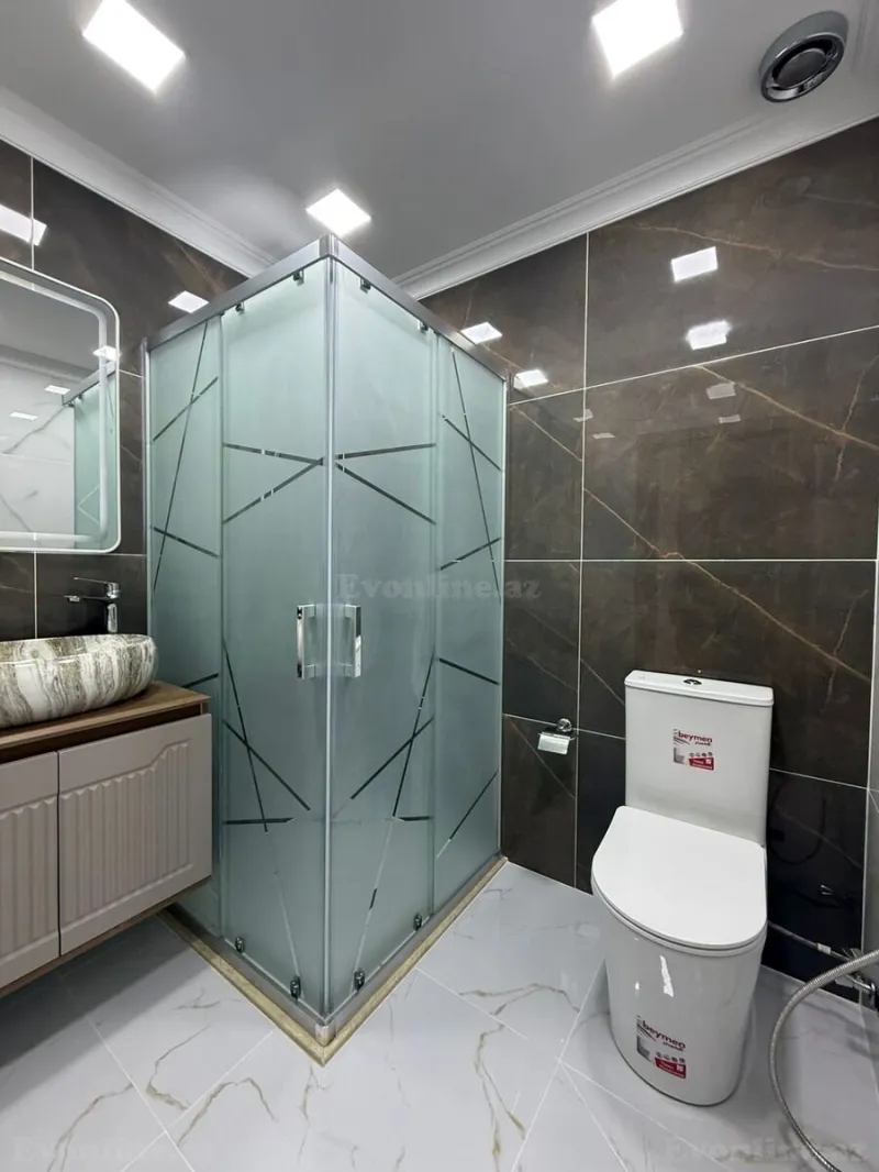 Satılır 3 otaqlı Mənzil Yeni tikili 127 m² Qara Qarayev m. - şəkil 7