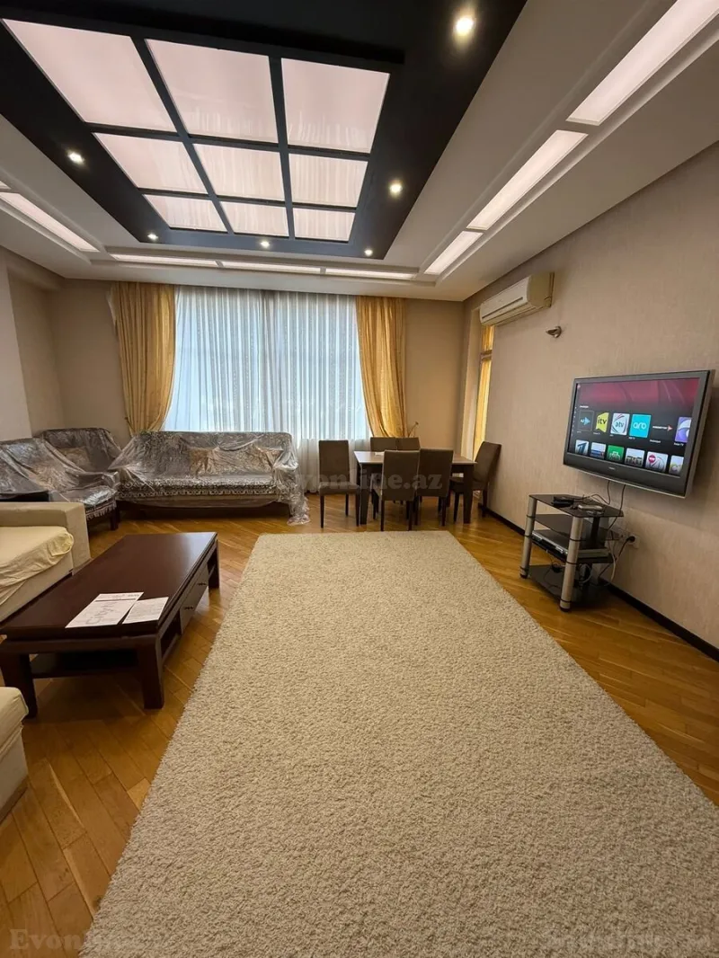 Kirayə verilir 3 otaqlı Mənzil Yeni tikili 145 m² Nəsimi r.