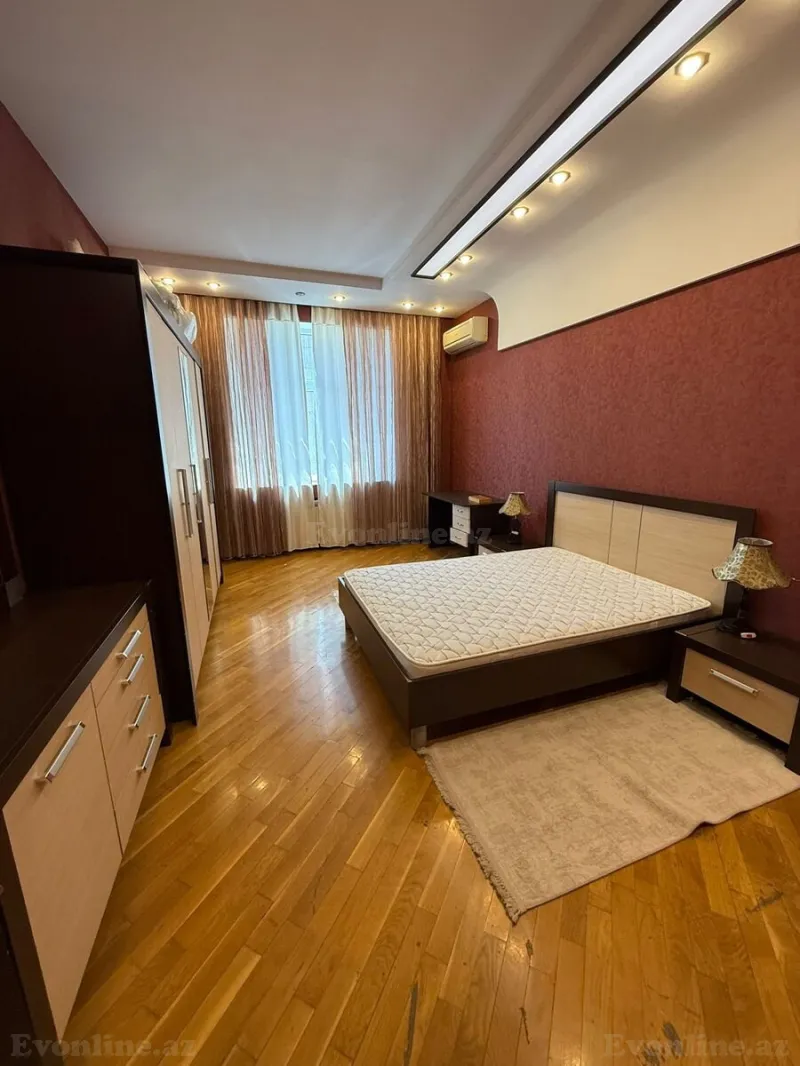 Kirayə verilir 3 otaqlı Mənzil Yeni tikili 145 m² Nəsimi r. - şəkil 6