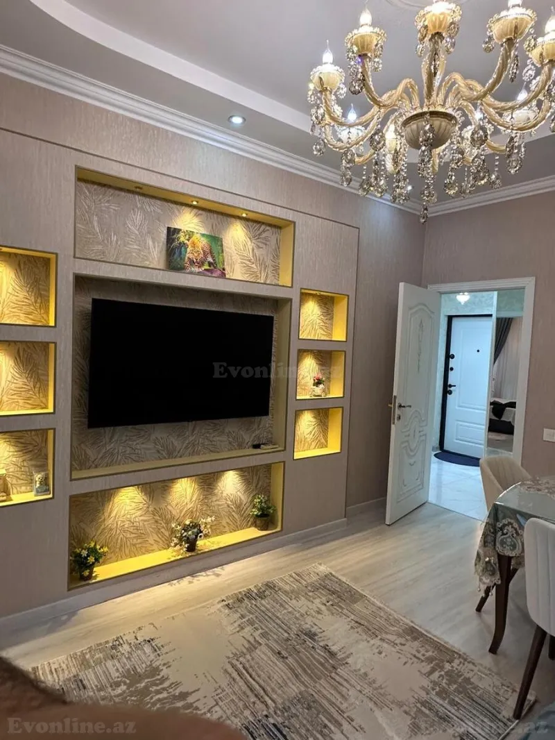 Kirayə verilir 2 otaqlı Mənzil Yeni tikili 60 m² Nərimanov r.
