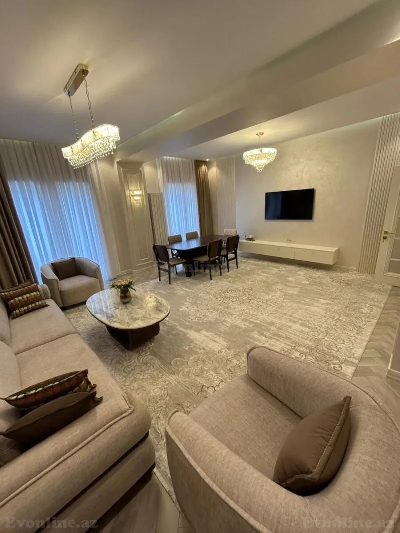 Kirayə verilir 3 otaqlı Mənzil Yeni tikili 140 m² Xətai r. - şəkil 3