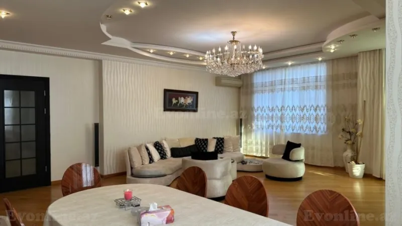 Kirayə verilir 4 otaqlı Mənzil Yeni tikili 200 m² Nəsimi r. - şəkil 5
