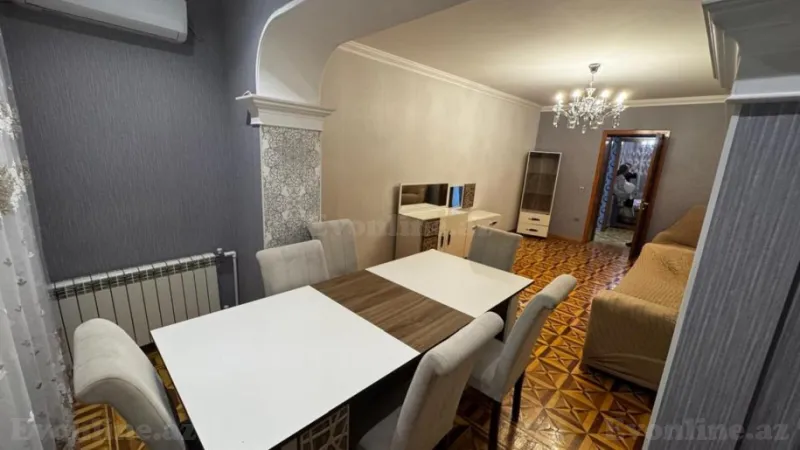 3 otaqlı Mənzil 80 m² Binəqədi r. Kirayə verilir