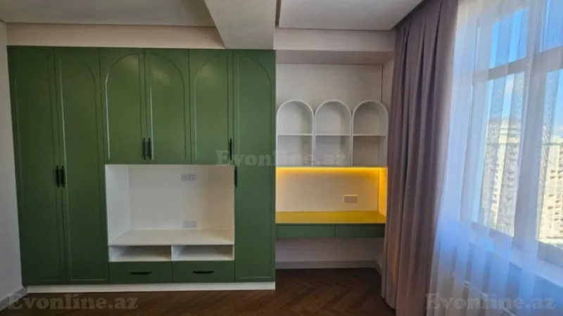 Satılır 3 otaqlı Mənzil Yeni tikili 120 m² İnşaatçılar m. - şəkil 10