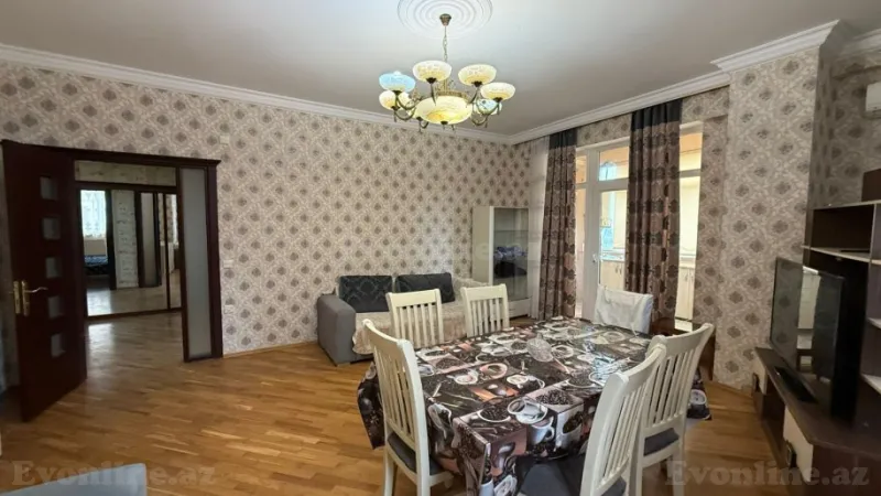 Kirayə verilir 3 otaqlı Mənzil Yeni tikili 95 m² 8 Noyabr m. - şəkil 2