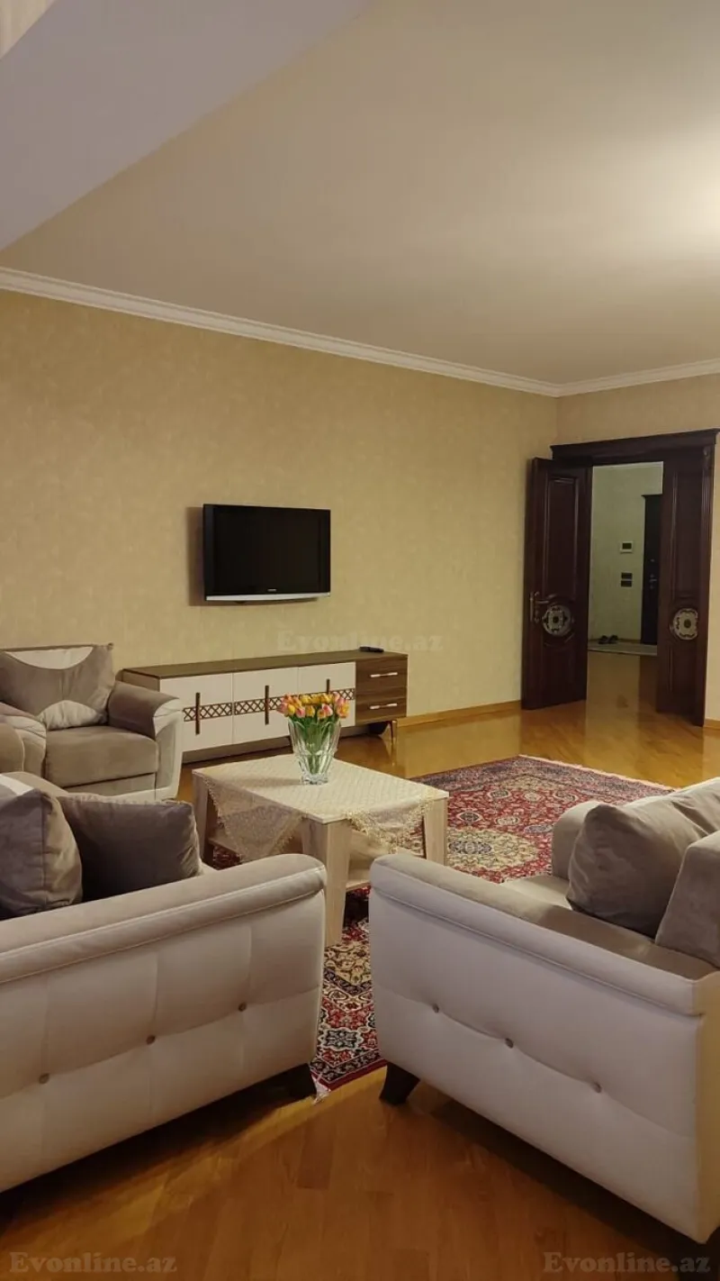 Kirayə verilir 2 otaqlı Mənzil Yeni tikili 115 m² Nizami m. - şəkil 3