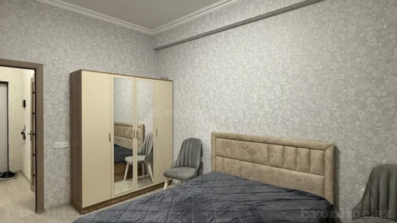 Kirayə verilir 2 otaqlı Mənzil Yeni tikili 45 m² Nərimanov r. - şəkil 5