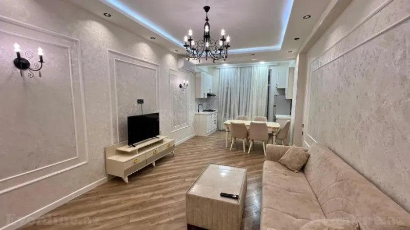 Kirayə verilir 2 otaqlı Mənzil Yeni tikili 76 m² Nəsimi r. - şəkil 3