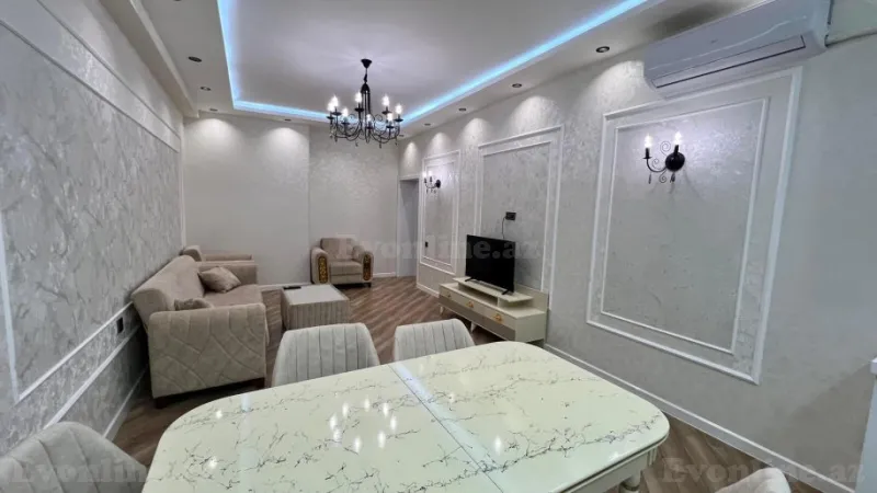 Kirayə verilir 2 otaqlı Mənzil Yeni tikili 76 m² Nəsimi r. - şəkil 4