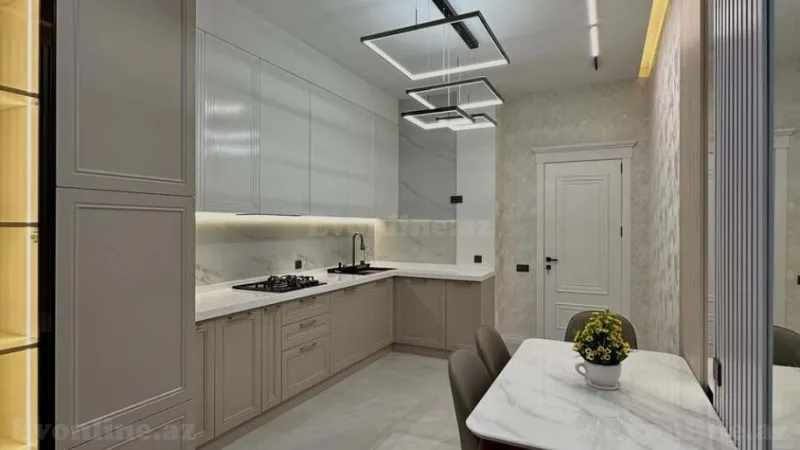 Kirayə verilir 3 otaqlı Mənzil Yeni tikili 120 m² Nəsimi r. - şəkil 2