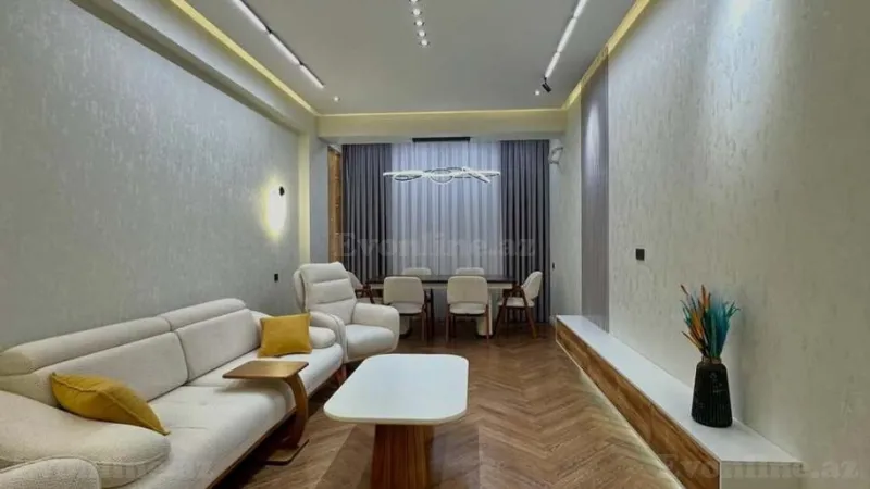 Kirayə verilir 3 otaqlı Mənzil Yeni tikili 120 m² Nəsimi r. - şəkil 3